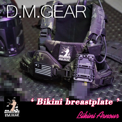 Tactical Bikini Armor Vest Women Protect Cosplay Plate Carrier Molle Lady Sexy Hunting Equipment Lightweight Camping Outdoor by PETAL & GLOW