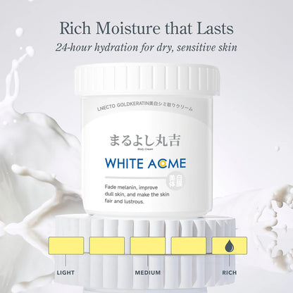 Japanese Whitening Cream 500ml Private Parts Underarm Butt Knee Brighten Inner Thigh Intimate Area Dark Remove Melanin Lighten by PETAL & GLOW