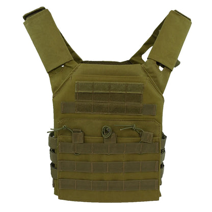 Tactical Hunting Tactical Vest Waterproof Outdoor Body Armor Lightweight JPC Molle Plate Carrier Vest for CS Game Jungle Gear by PETAL & GLOW