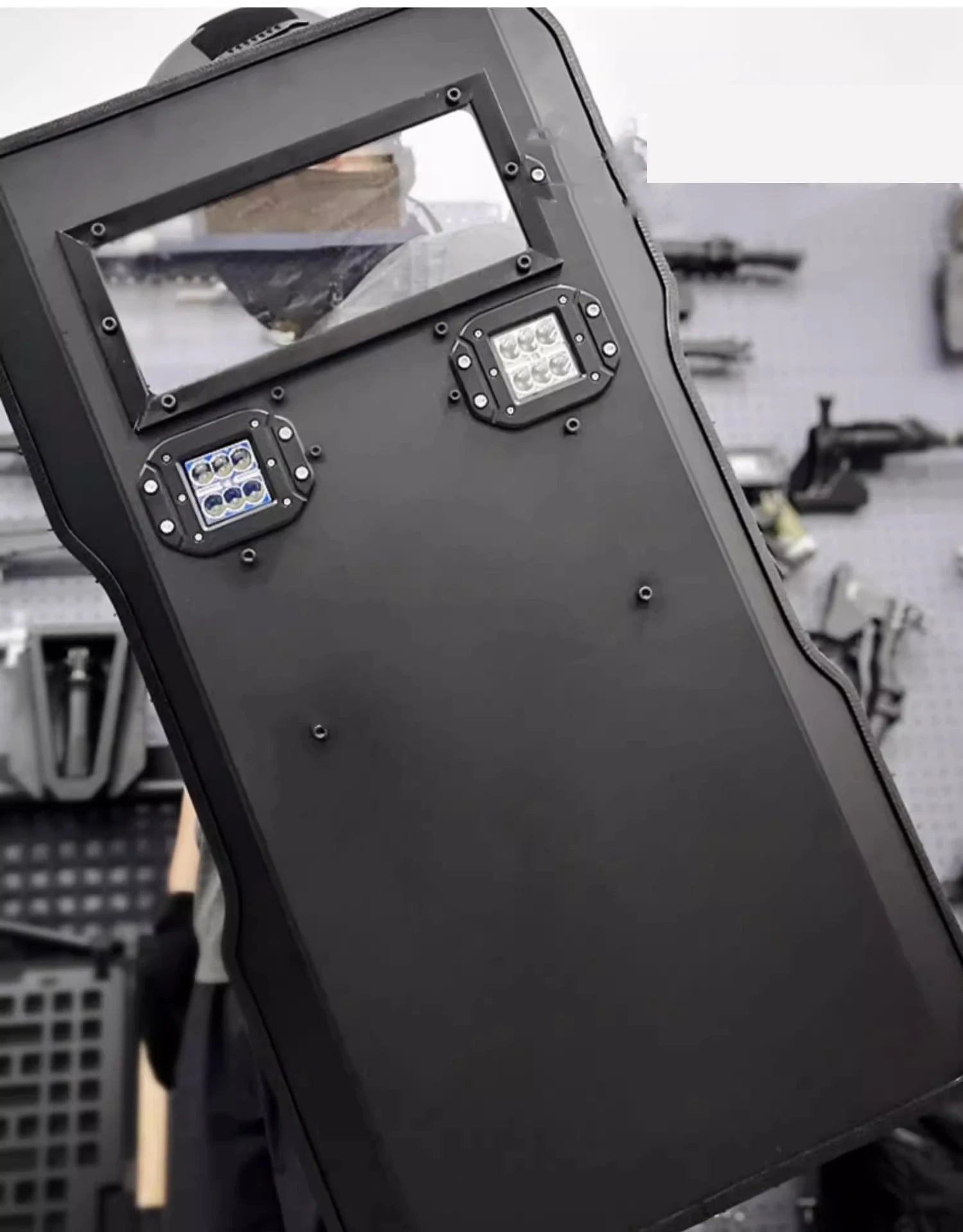 High-strength ABS Impact-resistant Flash Shield Live CS Riot Shield Cos Shield Prop Equipment Can Be Customized by PETAL & GLOW