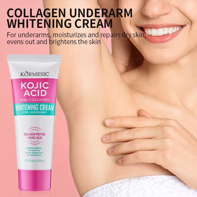Whitening Cream Private Parts Underarm Bleach Serum Butt Knee Brighten Inner Thigh Intimate Parts Dark Remove Melanin Body Care by PETAL & GLOW