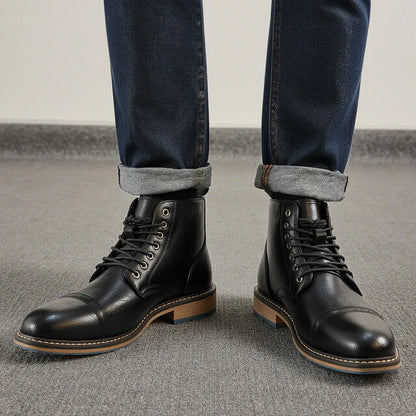 Boots Military Strong Wear-Resistant Outdoor Breathable Boots Army by PETAL & GLOW
