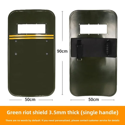 Riot Shield Security Handheld Transparent PC Square/Round Shield Campus Shield by PETAL & GLOW