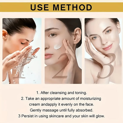 SUYARUN Korean Rice Extract Hydrating Face Cream 24H Moisture - Brightening Nourishing Skincare for Dry Sensitive Skin All Types