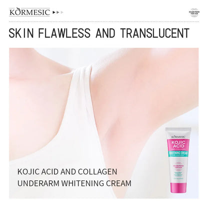 Whitening Cream Private Parts Underarm Bleach Serum Butt Knee Brighten Inner Thigh Intimate Parts Dark Remove Melanin Body Care by PETAL & GLOW