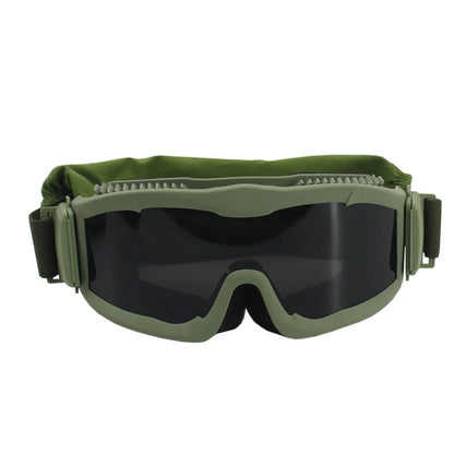 VULPO Tactical Goggles Airsoft Paintball Shooting Goggles Windproof Anti Fog Glasses Hiking Mountaineering Glasses by PETAL & GLOW