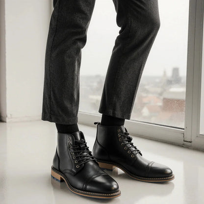Boots Military Strong Wear-Resistant Outdoor Breathable Boots Army by PETAL & GLOW