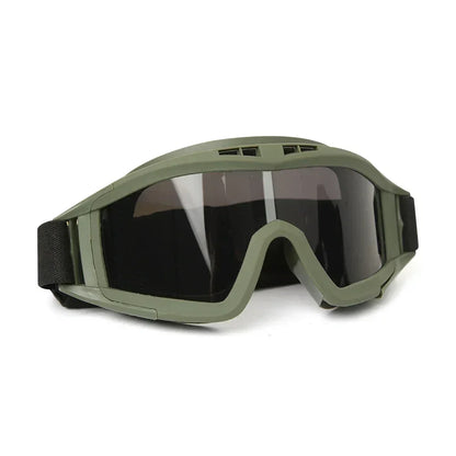 Tactical Goggles Mountaineering Shooting Sunglasses Windproof Sand Control Motocross CS Glasses 3 Lenses Replaceable Motorcycle by PETAL & GLOW