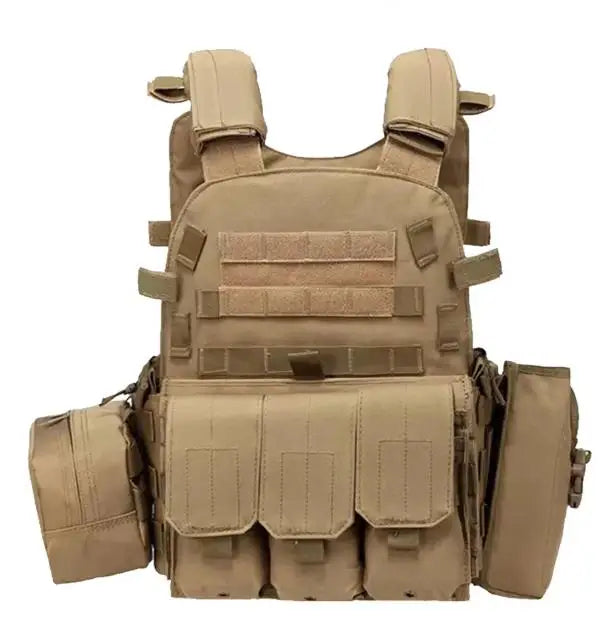 Nylon Tactical Vest Body Armor Hunting Carrier Airsoft Accessories Men Combat Camo Military Army Vest Outdoor CS Hunting by PETAL & GLOW