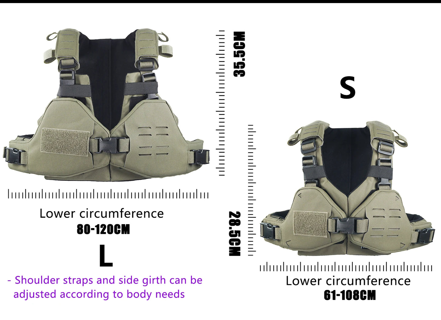 Tactical Bikini Armor Vest Women Protect Cosplay Plate Carrier Molle Lady Sexy Hunting Equipment Lightweight Camping Outdoor by PETAL & GLOW