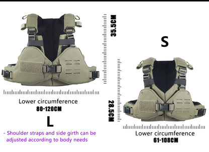Tactical Bikini Armor Vest Women Protect Cosplay Plate Carrier Molle Lady Sexy Hunting Equipment Lightweight Camping Outdoor by PETAL & GLOW