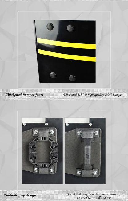 Anti-riot Shield Camouflage Black Army Green Protective Defense Equipment Security Handheld Shield by PETAL & GLOW