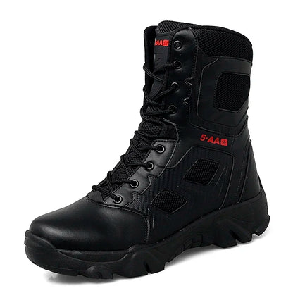 Men Male Masculine Botas Tacticas Hombre Militar Masculine SneakerMotorcycle Ankle Combat Boots Black Botas Militares Hombre by PETAL & GLOW