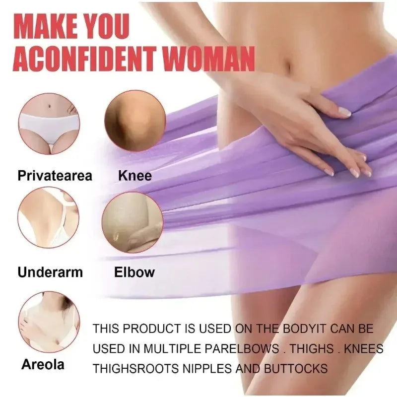 Whitening Cream Private Parts Underarm Bleaching Whiten Butt Knee Brighten Inner Thigh Intimate Parts Dark Remove Melanin by PETAL & GLOW