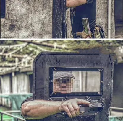 High-strength ABS Impact-resistant Flash Shield Live CS Riot Shield Cos Shield Prop Equipment Can Be Customized by PETAL & GLOW