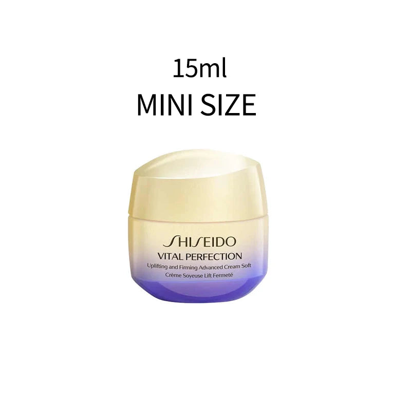 Shiseido Vital Perfection Uplifting Firming Advanced Cream 50ml Safflower Extract Lifting Smoothing Nourishing Moisturiser