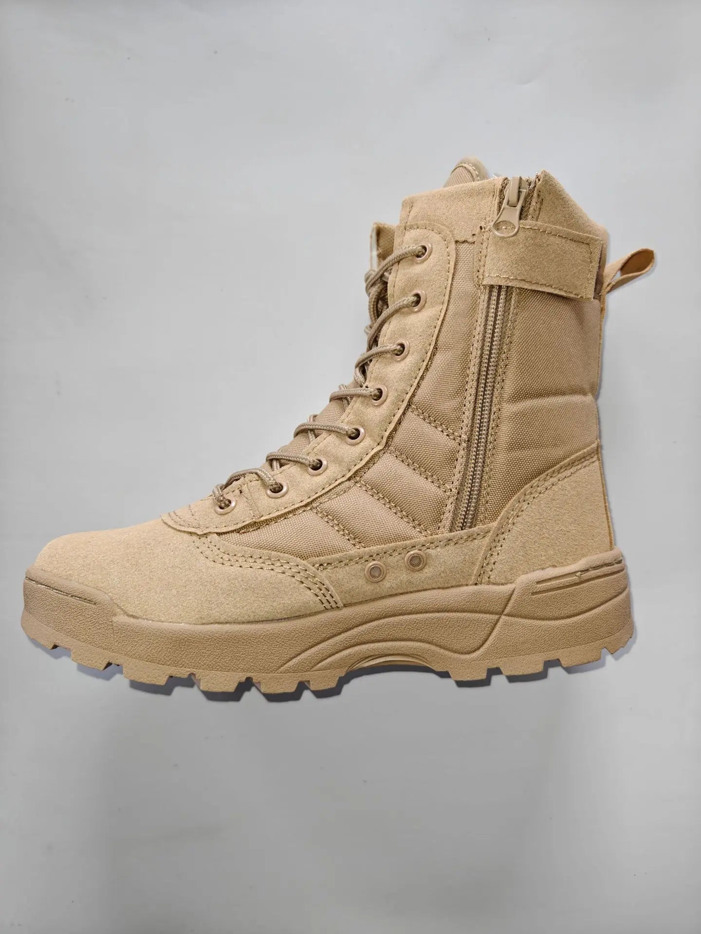 Tactical Military Boots Waterproof Special Force Desert Combat Army Boots Outdoor Hiking Ankle Boots for Men Ensure Safety Shoes by PETAL & GLOW