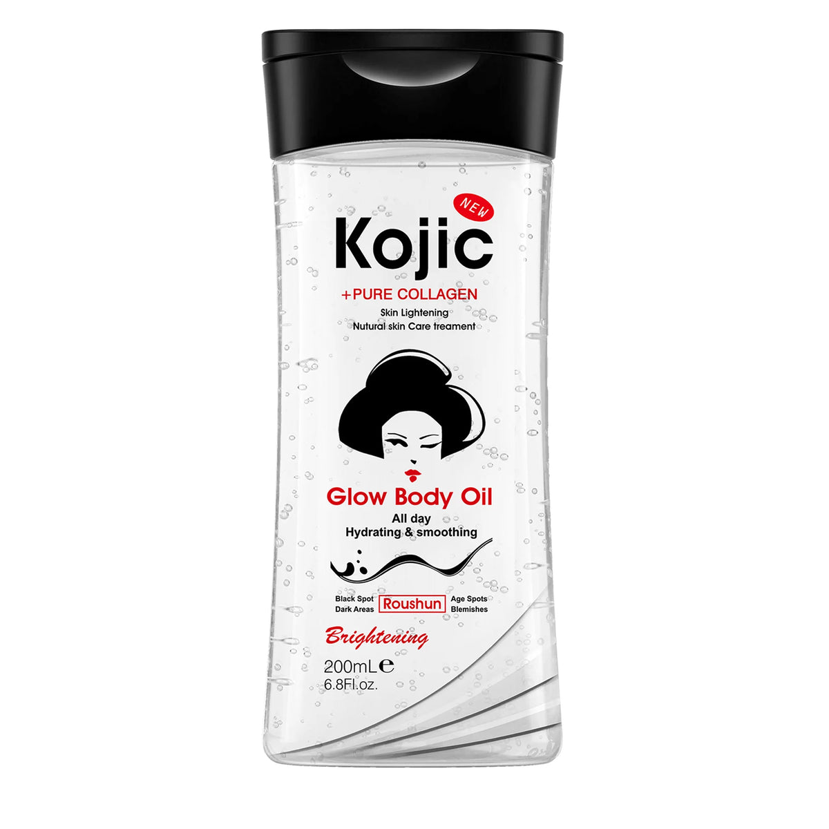 200ml Kojic Acid Body Oil Body Essential Oil Skin Care Oil Moisturizing and Hydrating Care Suitable for All Seasons
