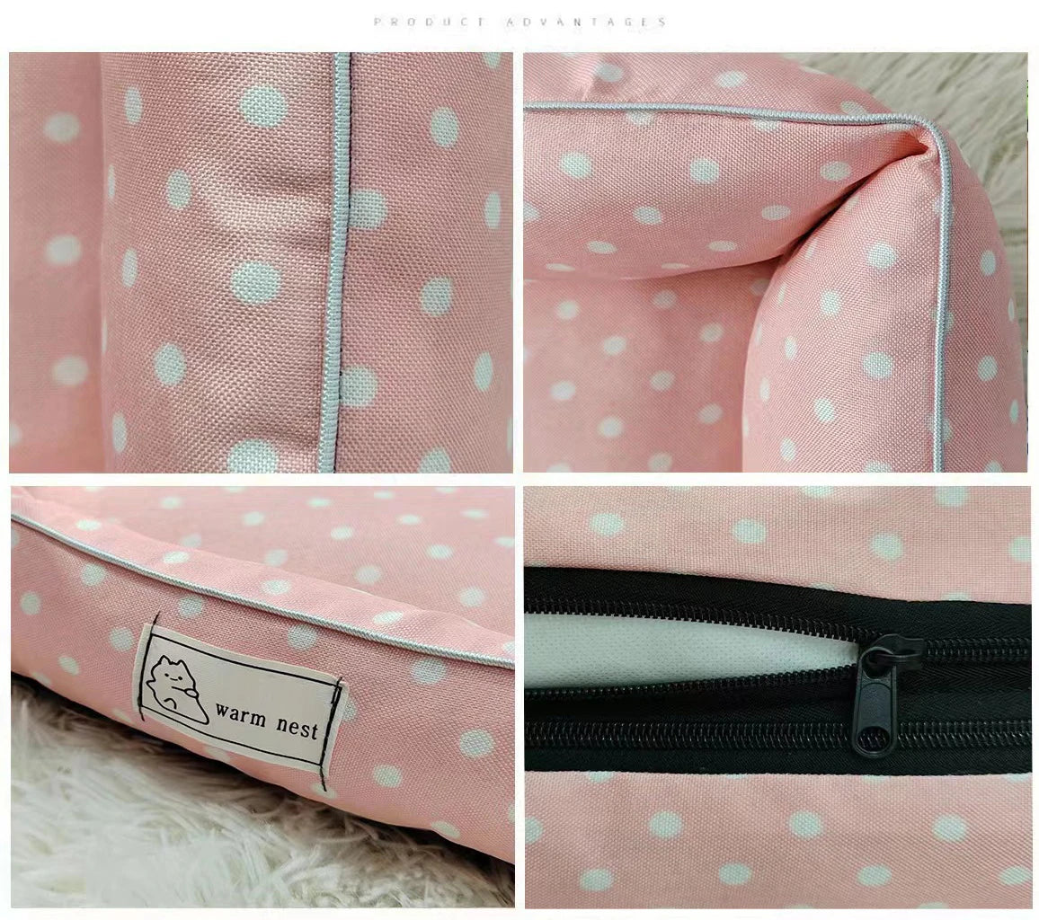 2025 Dog Dot Bed Four Season Use Comfortable camas para perros dog beds for small dogs Top Quality dogs pets accessories