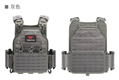 YAKEDA Tactical Vest Outdoor Hunting Plate Carrier Protective Adjustable Vest Airsoft Carrier Combat Equipment 6094 Vest by PETAL & GLOW