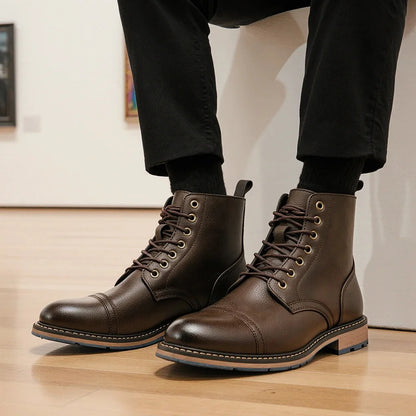 Boots Military Strong Wear-Resistant Outdoor Breathable Boots Army by PETAL & GLOW
