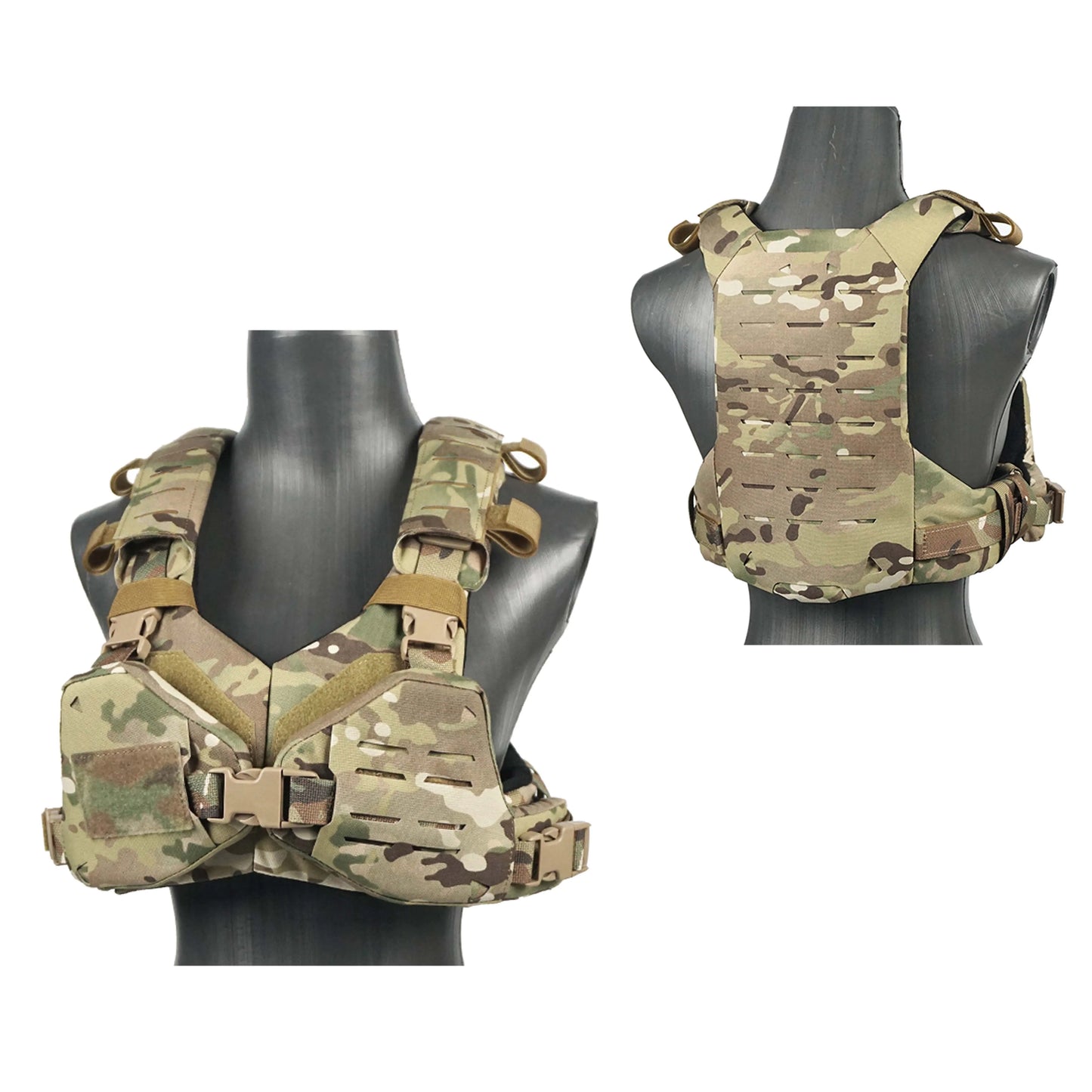 Tactical Bikini Armor Vest Women Protect Cosplay Plate Carrier Molle Lady Sexy Hunting Equipment Lightweight Camping Outdoor by PETAL & GLOW