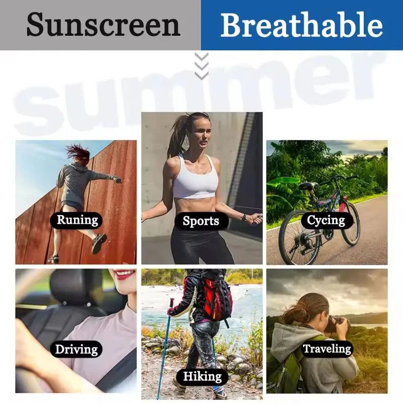 Summer Ice Silk Touchscreen Anti slip Gloves Outdoor Fishing Waterproof Sunscreen Gloves Bicycle Gloves