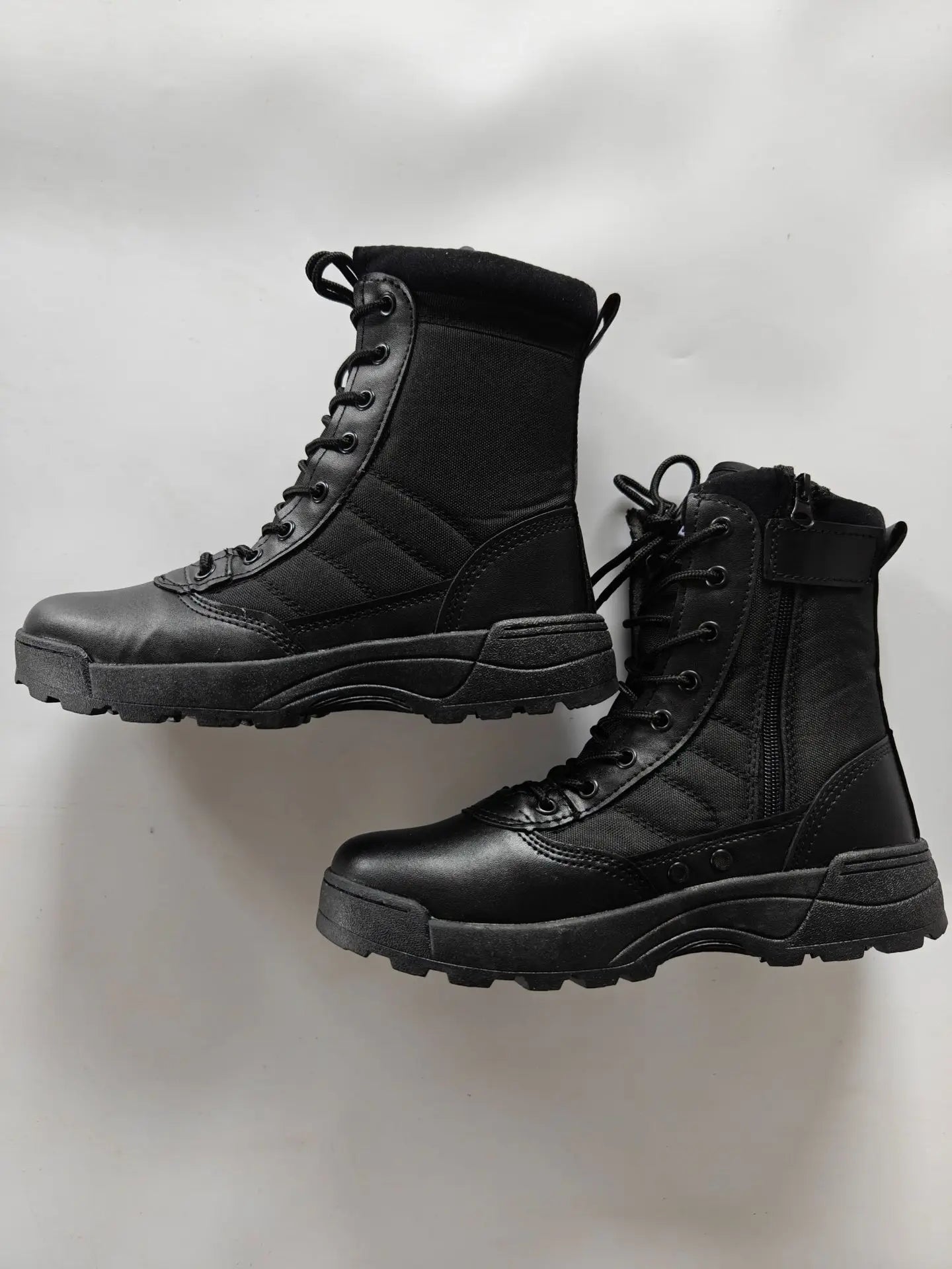 Tactical Military Boots Waterproof Special Force Desert Combat Army Boots Outdoor Hiking Ankle Boots for Men Ensure Safety Shoes by PETAL & GLOW