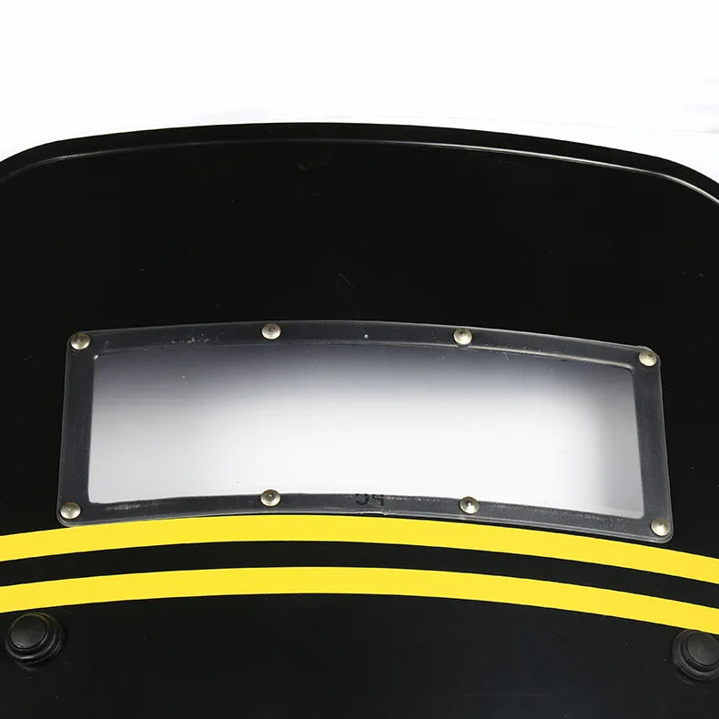 Black Riot Shield Protective Shield Security Militia Security Equipment Campus Kindergarten Defense Security Supplies by PETAL & GLOW